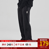 PCLP Velvet Trumpeter Western Pants National Tide Cards Easy Spring Autumn Season Casual Western Dress Pants