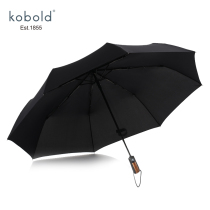 Classic German kobold umbrella automatic super large three folding business high-end mens British car umbrella