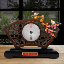 Ornaments home accessories bogur frame room layout TV cabinet boss work table Chinese screen crafts