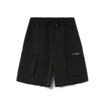 Li Ning 2021 New Products Sports Fashion Series Men Chinlon Fabric Loose Breathable Shorts AKSR527