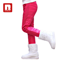 Anti-Ji Qingkang Dpose Girl clothing girl warm down pants outside wearing CUHK Tong Winter thickened Fashion hit bottom pants