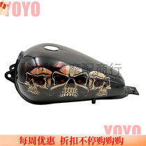Qianjiang 250 Earth Eagle king DD250E CA250 modified retro three skull fuel tank decal