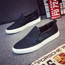 Tide brand 2021 new loafers mens shoes Korean version breathable mesh shoes one pedal lazy driving shoes joker shoes