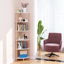 Bookshelf Floor Landing Simple Home Small Living Room Cabinet Narrow Slit Small Bookcase Close To Wall Corner Children Holding Shelf