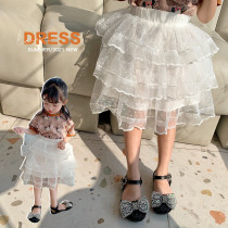 Fall in love with pretty girl childrens clothing girl skirt 2021 New thin summer baby childrens foreign style skirt cake dress