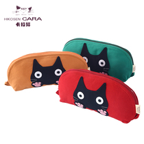HIKOSEN carabasa small black cat coin bag original Japanese cute wallet card bag female small bag
