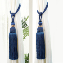 Simply modern European style curtain belt tied with ball soda hook pair of tied band strap tied rope