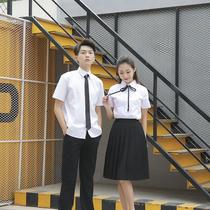 Class uniform jk uniform 2022 spring Korean version of the college fan shirt pleated skirt school uniform high school student school uniform suit