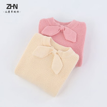 Girls cashmere sweater 2019 new autumn winter dress Korean version of pullover sweater little girl fashion Net red cardigan Foreign