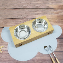 (Pet placemats) ins cloud silicone environmental health bowl mat anti-skid mat dog cat easy to clean