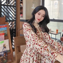 2022 Spring Fall New Snowspun Long Sleeve Fit In the Long Style Retro Temperament Long Dress Nepotism Dress Nepotism Dress