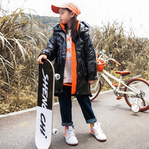 Bala nianhua childrens down jacket girl long Korean version 2021 New Girl foreign style thick coat