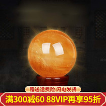 Zen Intentions Cabinet Yellow Water Crystal Ball Home Swing Piece Natural Round Ball White Pink Living Room Desk Opening Gift