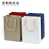 High-grade copper paper jewelry packaging bag handbag lightweight portable factory direct sales can be customized logo