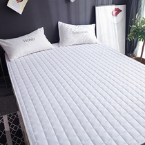 Cotton white mattress Mattress pad quilt cotton double washable machine washable dormitory protective pad Non-slip soft mat