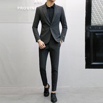 men's casual suit British style slim business formal Korean style trendy suit suit groom wedding dress