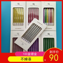 Birthday Candles Golden Creative Romantic Adult Childrens Party Smoke Plating Pencil Candles Candles Cake Candles