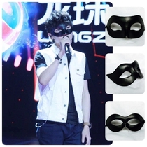 Pure black lambskin evil mask men and women can wear makeup limited hand echo mask