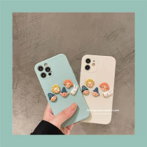 Cartoon stereo character suitable for red rice k40 mobile phone case note10pro cute k30 creative k40pro liquid silicone k30pro all-inclusive lens k20 anti-drop no