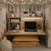Bed Table Dorm Room God Instrumental College Student Dorm Room Up And Down Sloth Desk Suspended Foldable Laptop Computer Desk