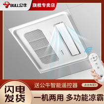 Bull Cool Bully Kitchen Special embedded integrated ceiling toilet Cold blower ventilator Two-in-one cold bar