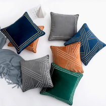 Modern minimalist pillow model room bedside pillow pillow core European sofa pillow light luxury pillow bed decorations