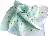 xsc215 mulberry silk silk scarf silk small square light blue polka dot lady silk scarf scarf