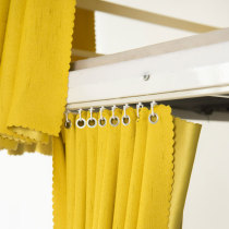 Silent dormitory bed curtain yarn slide rail curtain track bracket non-perforated installation slide rail pulley sticky rail guide