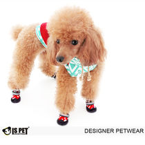 ISPET Cattle Dog Shoes Flat Slipper Shoes Teddy Shoes Set Four Seasons Soft Soft Soft Soft Soft Soft Waterproof