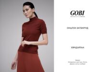 Mongolia GOBI pure cashmere half - tall collar base cashmere foundation is half - sleeve