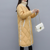 Thickened fashion down jacket womens long 2021 Winter new Korean version of loose casual temperament large coat