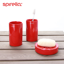SPIRELLA Spree toilet creative ceramic mouthwash Cup three-piece brush tooth Cup bathroom set