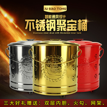 Pleasant stainless steel burning gold barrel Home sacrificial burning paper stove Yuanbao Furnace Culture Treasure Barrel Burning Paper Money Barrel Burning Barrel