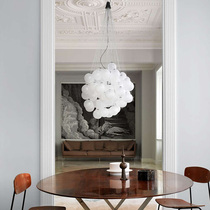 Italian Designer Nordic Bubble Bulb Glass Chandelier Lobby Villa Living Room Dining Room Dining Room Dining Room Chandelier