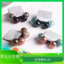 Korean girl headwear hair jewelry big ball love cute head rope Hairband hair rope rubber band parent-child