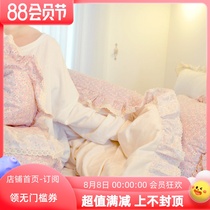 Aika loves Korean bedding cute little flower delicate girl autumn and winter short - fluff suite kit