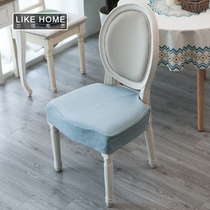 Silicone non-slip seat cushion dining chair seat cushion cushion American retro Nordic soft bag chair chair cover