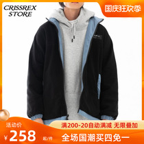 Crissrex Store ZAKASNIO winter reversible jacket polar fleece warm thick top