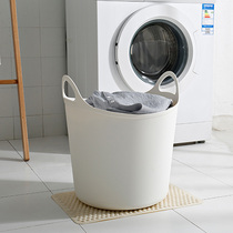 Household plastic dirty clothes storage bucket Toilet waterproof dirty clothes basket Laundry basket Clothes Lou toy storage basket