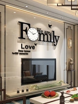 Nordic Clock Wall Clock Living Room Creative Fashion Modern Simple Clock Net Red Hanging Wall Light Luxury Home Decoration Hanging Watch