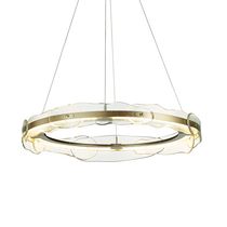 Post-modern minimalist living room fashion ring round chandelier design American minimalist designer bedroom study chandelier