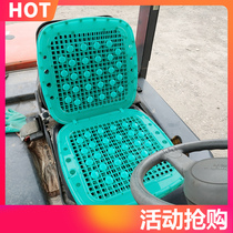 Forklift special plastic double-layer cushion Summer general forklift excavator hollow sheet breathable cooling pad Car seat cushion