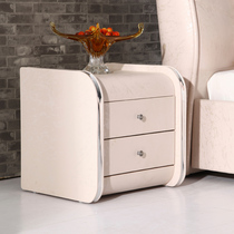 Cloth bed bedside table leather bed bedside table customized matching color seahorse dance ice hockey industry which brush shopping mall