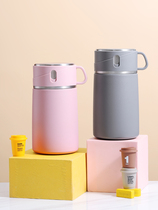 Ultra-long insulation barrel portable stainless steel lunch box female office workers braised porridge artifact student lunch box one person eating braised beaker