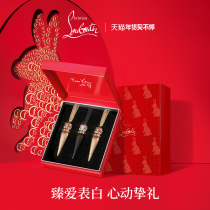 ( New Year's gift )CL Lupin Platinum Three Lipstick Limited Gift Box Clrot Ding Lipstick