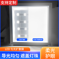 LED diffusion film homogeneous film conductivity film backadhesive ultra-thin lamp box guided light and light scattered matte customization