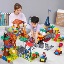Big particle building blocks 1 City 6 Assembly 8 Girls 7 boys 3 Children 9 Toys 4 Puzzle 2 years old 10 series