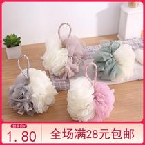 Two-color large bath ball Korean adult bath exfoliating toiletries cute bath ball Bath Bath ball