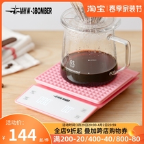 Bomber KONA Electronic Scale Bar Counter Hand Flush Kitchen Baking Timing Weighing High Accuracy LED Big Screen