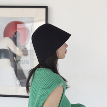 Western Moto Hat Children Small Crowd Wool Fashion Bell Type Bucket Cap Korean Version Day Ensemble 100 Hitch Cap Gift Hat Spring Autumn Individuality